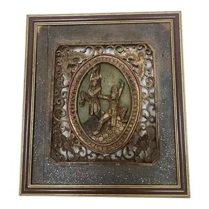 Early 20th Century Chinese Bas-Relief of Manchurian Warriors