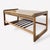 Brown Mid-Century Modern Teak Coffee Table with Magazine Rack, 1960s For Sale - Image 8 of 9