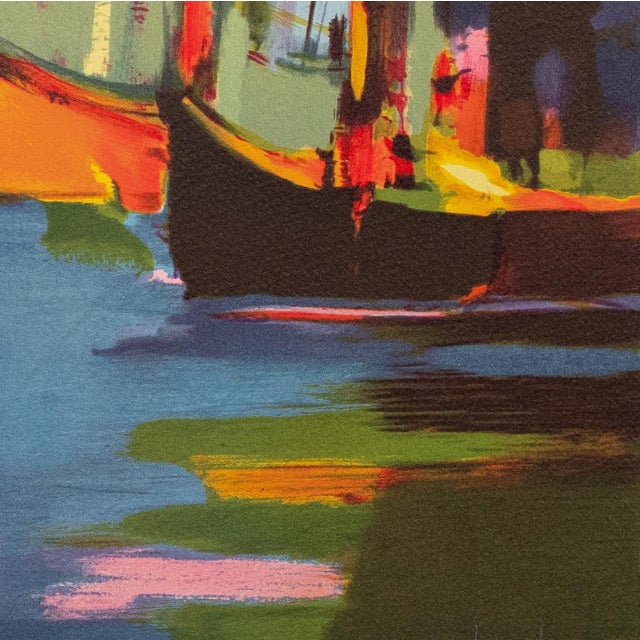 'Marine La Soir' by Marcel Mouly, 1989, Musee Moderne, Paris, Salon D'Automne, New York Museum of Modern Art, Los Angeles County Museum of Art For Sale In Monterey, CA - Image 6 of 12