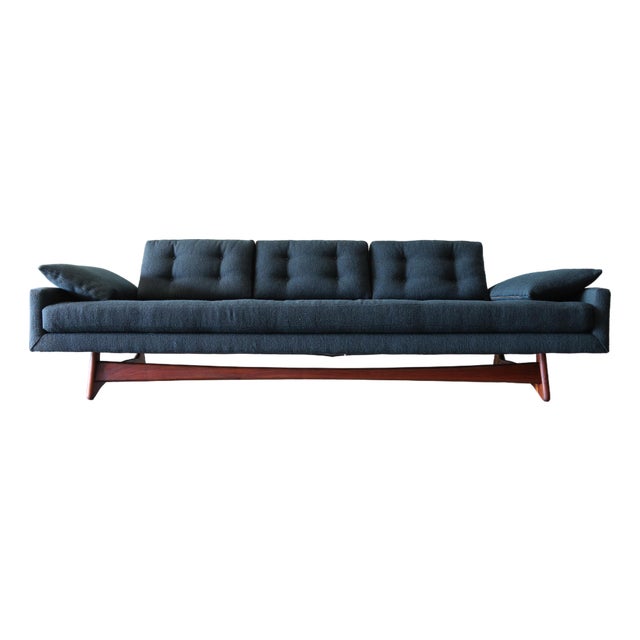 1960s Adrian Pearsall for Craft Associates Gondola Sofa Mid Century Modern For Sale