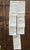 Vintage White Damask - Organza Napkin Set of 7 Woven Floral and Scroll Pattern White For Sale - Image 10 of 12