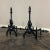 Pair 19th Century Country French Wrought Iron Andirons For Sale In Dallas - Image 6 of 12