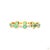 Early 21st Century 2.89 Carat Round Brilliant Cut Diamond Emerald Gold Bracelet For Sale - Image 5 of 9