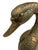 Metal Vintage Large Brass Swan by Fritz Brass For Sale - Image 7 of 10