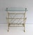 1940s Neoclassical brass and glass magazine rack, Maison Jansen For Sale - Image 11 of 12