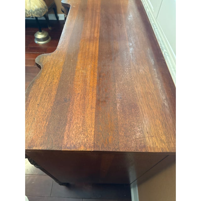 Early 20th Century Finch Fine Furniture Company Hepplewhite Neo-Classical English/Colonial Revival Solid Mahogany Desk For Sale - Image 15 of 15