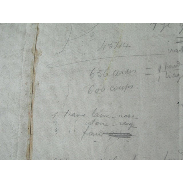 Antique French Textile Design For Sale - Image 9 of 9