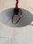 Mid 20th Century Mid 20th Century Mid-Century Modern Red Adjustable Metal Pendant Ceiling Lamp For Sale - Image 5 of 10