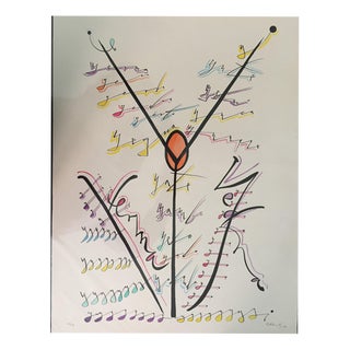 Rafael Alberti, Letter Y, 1972, Lithograph For Sale