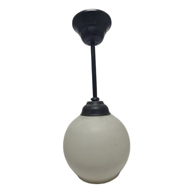 Vintage Communist Pendant Lamp, Poland, 1970s For Sale