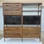 This is a fabulous and rare freestanding modular wall unit by Noral Olson for Kopenhavn. The 2-bay shelving unit offers...