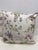 Pair of 22" Square Pillows Decorated With a Delicate Purple & Pink Floral Pattern - Made in Uk. For Sale - Image 10 of 13