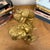 Wood Mid 20th Century Golden Gilded Wood Hanuman Sculpture For Sale - Image 7 of 15