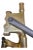 Wood Antique “The Acme” Brass & Iron Bar-Mount Corkscrew — Industrial Wine Opener For Sale - Image 7 of 11