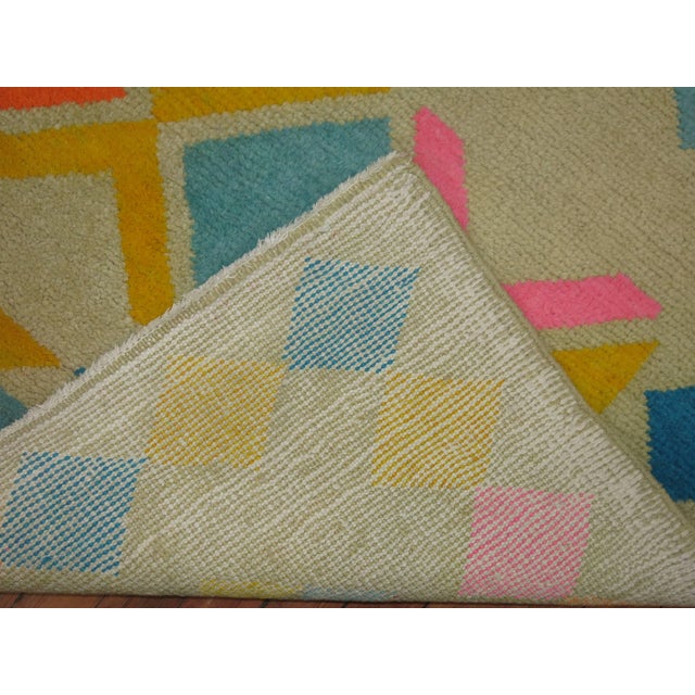 Eclectic Vintage Turkish Rug For Sale In New York - Image 6 of 6