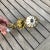 Brass 1920s Art Nouveau Gold Brass Porcelain Floral Drapery Tie Backs- a Pair For Sale - Image 8 of 10