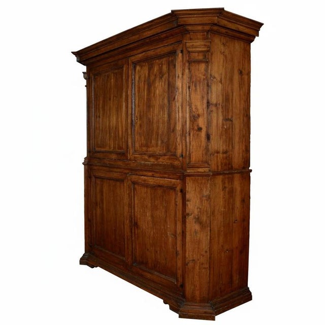 Antique Sacristy Wardrobe, 1500s For Sale - Image 4 of 18