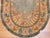 Chinese Antique Art Deco Chinese Area Rug, Wool on Cotton, Floral Design, Oval 3' x 5' For Sale - Image 3 of 9