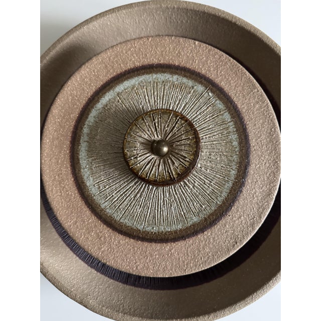 1960s Vintage Danish Stoneware Wall Lamp by Noomi Backhausen for Søholm, 1960s For Sale - Image 5 of 7