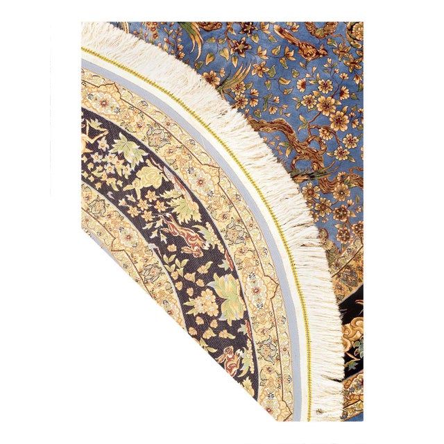Traditional Pasargad DC Exquisite Design Paris Palace Fine Power Loom v. Silk Rug For Sale - Image 3 of 3