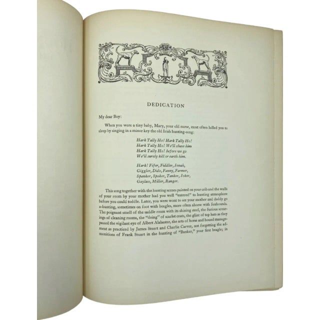 1920s Hounds and Hunting Through the Ages by Joseph B. Thomas 1928 Book 1st Edition For Sale - Image 5 of 12