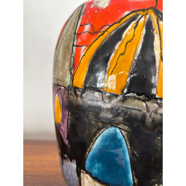 1960s Ceramic Vase by Elio Schiavon, Italy, 1960s For Sale - Image 5 of 9