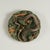 Group of four 19th century Portuguese Palissy earthenware wall plates in assorted sizes with an eccentric mix of snakes,...