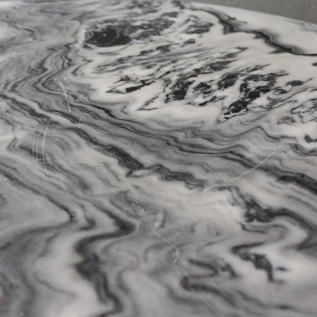 Antique Marble and Cast Iron French Bistro Table For Sale - Image 15 of 15