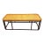 French Modern Style Cork-Top Cocktail Table with Wrought Iron Base, France For Sale