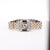 Metal Cartier Santos Demoiselle 2698 Two-Tone Steel & 18k Gold Ladies Bracelet Watch For Sale - Image 7 of 9