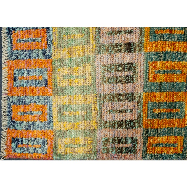 Turkish Oushak Runner Rug 2'11" x 8'7" #17458 For Sale - Image 4 of 8