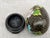 Vintage Cloisonne Egg and Wood Stand For Sale - Image 12 of 12