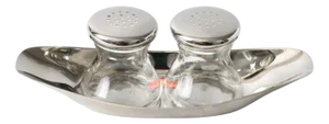 Vintage Salt and Pepper Shaker Set by Wilhelm Wagenfeld for WMF, 1970s, Set of 3