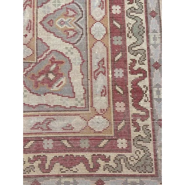 Traditional Vintage Persian Design Rug - 9' X 12'4" For Sale - Image 3 of 4