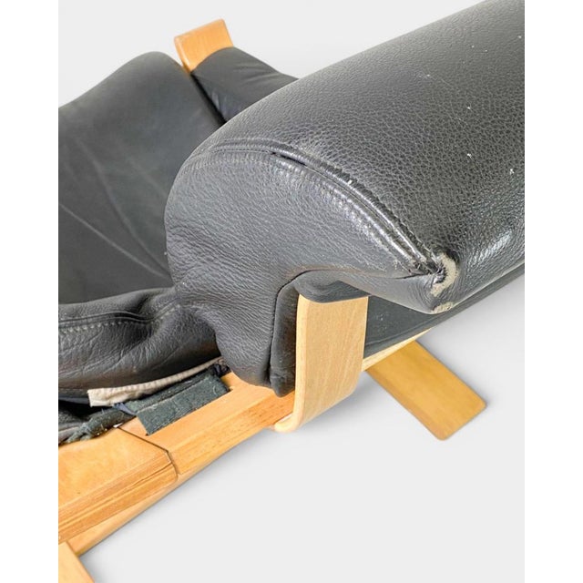Wood Kroken Lounge Chair by Åke Fribyter for Nelo Möbler, 1970s For Sale - Image 7 of 8