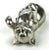 Vintage Pewter Playful Cat Kitty Paper Weight For Sale - Image 4 of 10