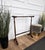 19th Century Antique Italian Walnut Towel Rack Rail with Carved Legs, 1890s For Sale - Image 5 of 8