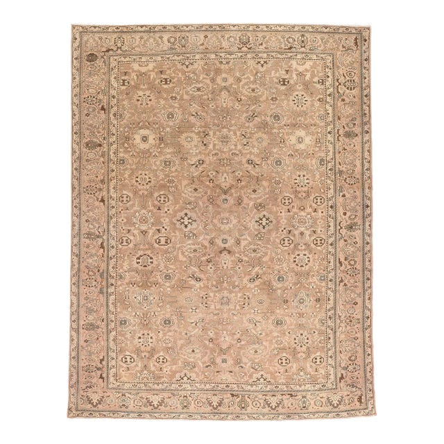 Mid 20th Century Vintage Persian Malayer Rug -09'03 X 12'02 For Sale