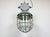 Gray Large Industrial Cast Aluminium Cage Pendant Light, 1970s For Sale - Image 8 of 17