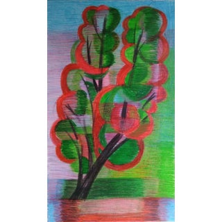 Anastasia Avraliova, Tree No. 2, 2022, Colored Pencil on Paper For Sale