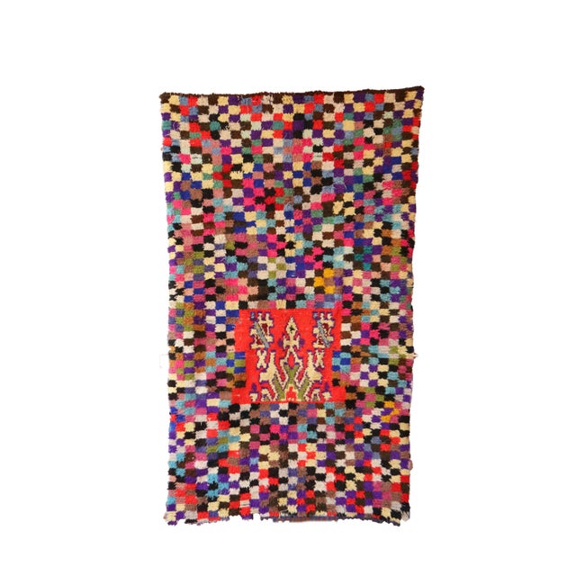 Moroccan Vintage Rug - 4'0" X 6'11" Ft For Sale - Image 9 of 9