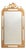 Antique Louis Filippe Mirror with Volutes and Golden Frame, 1800s For Sale