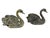 Traditional Vintage Metal Swan Flower Frogs/ Table Top Decor -a Pair For Sale - Image 3 of 10