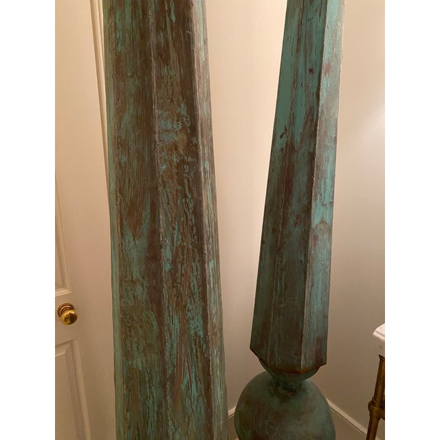 Early 21st Century Pair of Early 21st Century Copper Corbels For Sale - Image 5 of 8