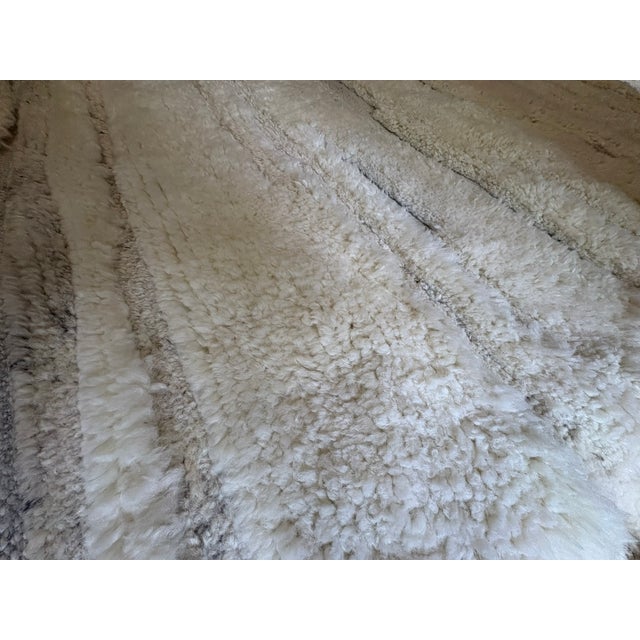 Rh Eli Wool Rug – 12' × 15' Natural | Hand-Knotted New Zealand Wool | Moroccan-Inspired Contemporary Design For Sale - Image 10 of 18