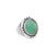 Vintage Southwestern Navajo Sterling Silver and Turquoise Cabochon Ring For Sale - Image 10 of 12