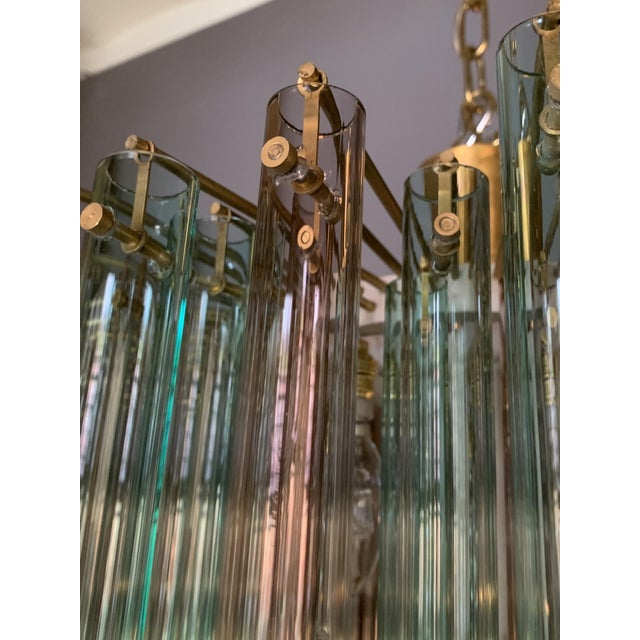 Vintage Italian Glass Chandelier by Venini, 1964 For Sale - Image 10 of 14