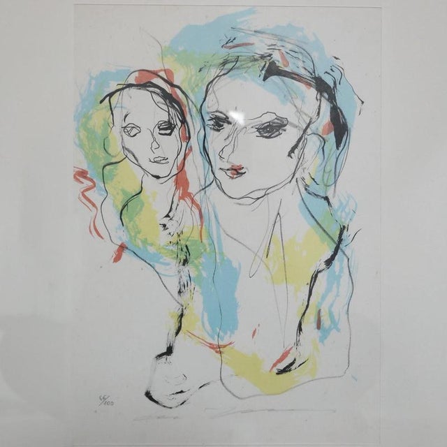 Ernesto Treccani, Mother and Child, 1970s, Lithograph For Sale - Image 3 of 10