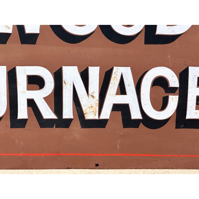 Rare & Original Hand Painted Advertisement Sign for your consideration. The sign is quite large and heavy, measuring...