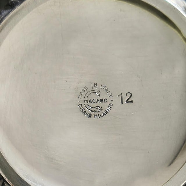 Metal Stainless Steel Cocktail Shaker by Aldo Tura for Macabo, 1950s For Sale - Image 7 of 8